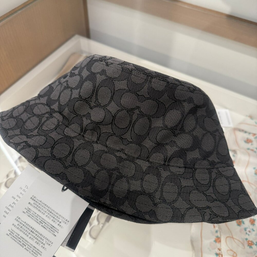 coach Signature Jacquard Bucket Hat cw765 - Picture 2 of 4